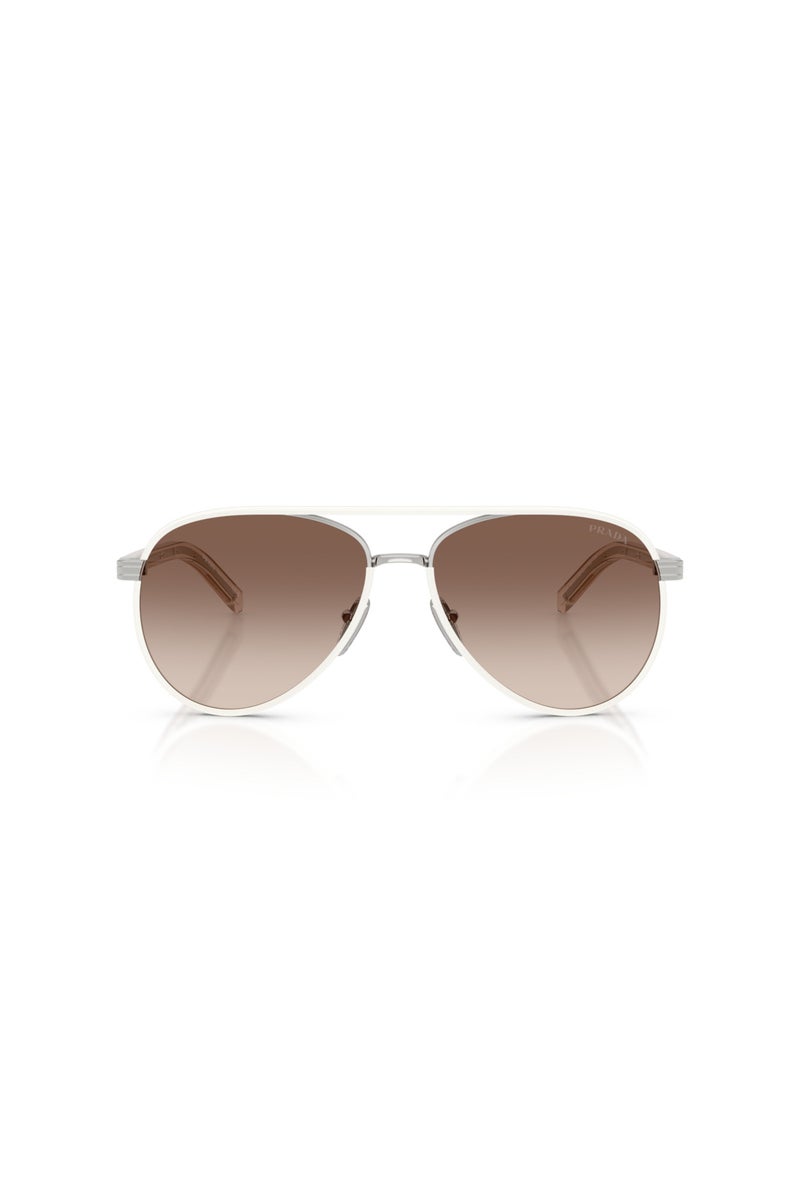 PRADA Square Sunglasses for Men - Matte Black - 56mm Lens - Image 2